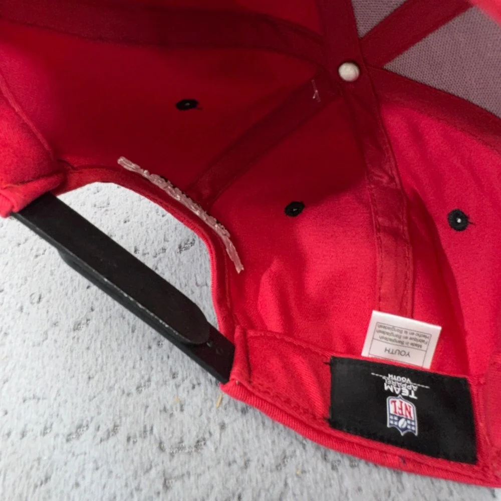 Atlanta Falcons Hat Cap Boys Snapback Red Black NFL Football NWT Youth Kids Logo